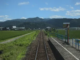 足羽駅の夏